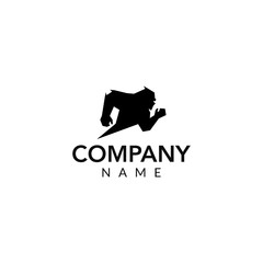 Bigfoot vector logo icon illustration
