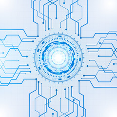 Obraz premium Abstract technological background