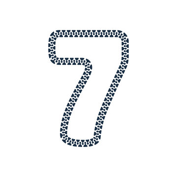 7 Zip Letter Logo Icon DesigN