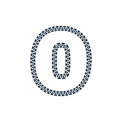 O Zip Letter Logo Icon Design