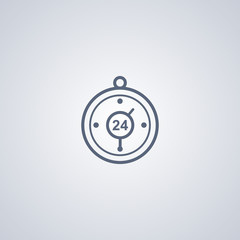 Stopwatch icon, chronometer icon