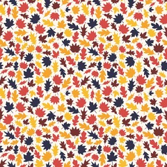 autumn leaf nature seamless pattern