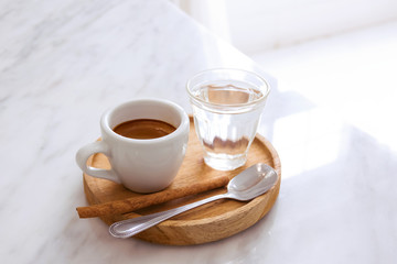 A cup of cafe  with coffee