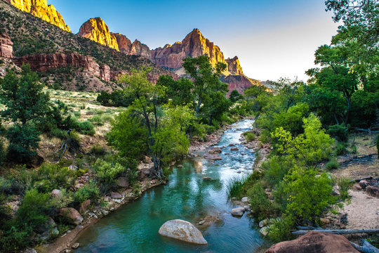 Sunset in Zion National Park