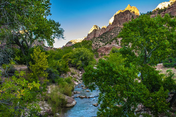 Sunset in Zion National Park