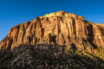 Fototapeta premium Sunset in Zion National Park