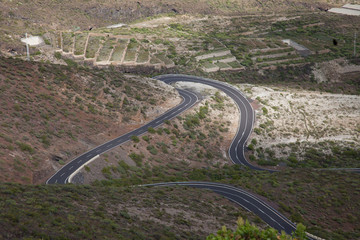 Bergstraße Teneriffa