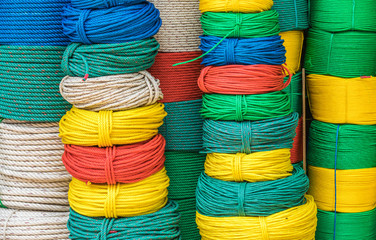 Plastic ropes background texture wallpaper