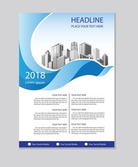 design cover book brochure flyer layout annual report business template