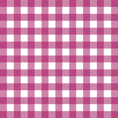 Lilac checkered tablecloth. Vector illustration for your design