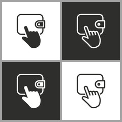 Click - vector icon.