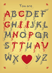 Encrypted romantic message - You are captivating