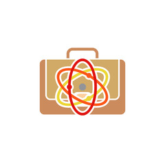 Atom Job Logo Icon Design