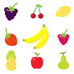 Cartoon Fruit Set