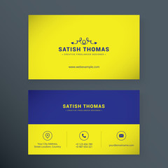 Business Card Template. creative business card