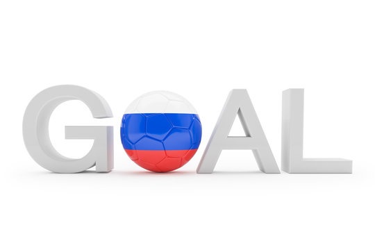 Tor - Rußland - Fußball - Russische Föderation - Russland - Fussball