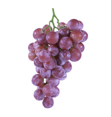 Fototapeta premium red grapes isolated on white background