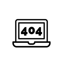 Error 404 vector icon