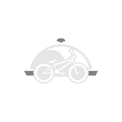 Obraz na płótnie Canvas Bike Food Logo Icon Design