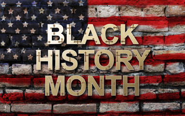 Black History Month (African-American History Month ) background design for celebration and recognition in the month of February.