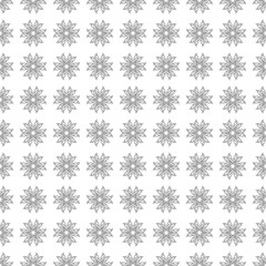 Gray seamless pattern on white background