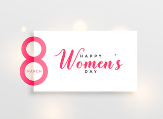 elegant women's day greeting design background