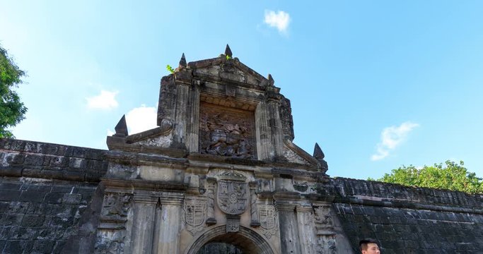 Fort Santiago, Intramuros district of Manila, Philippines.