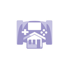 House Game Logo icon Design