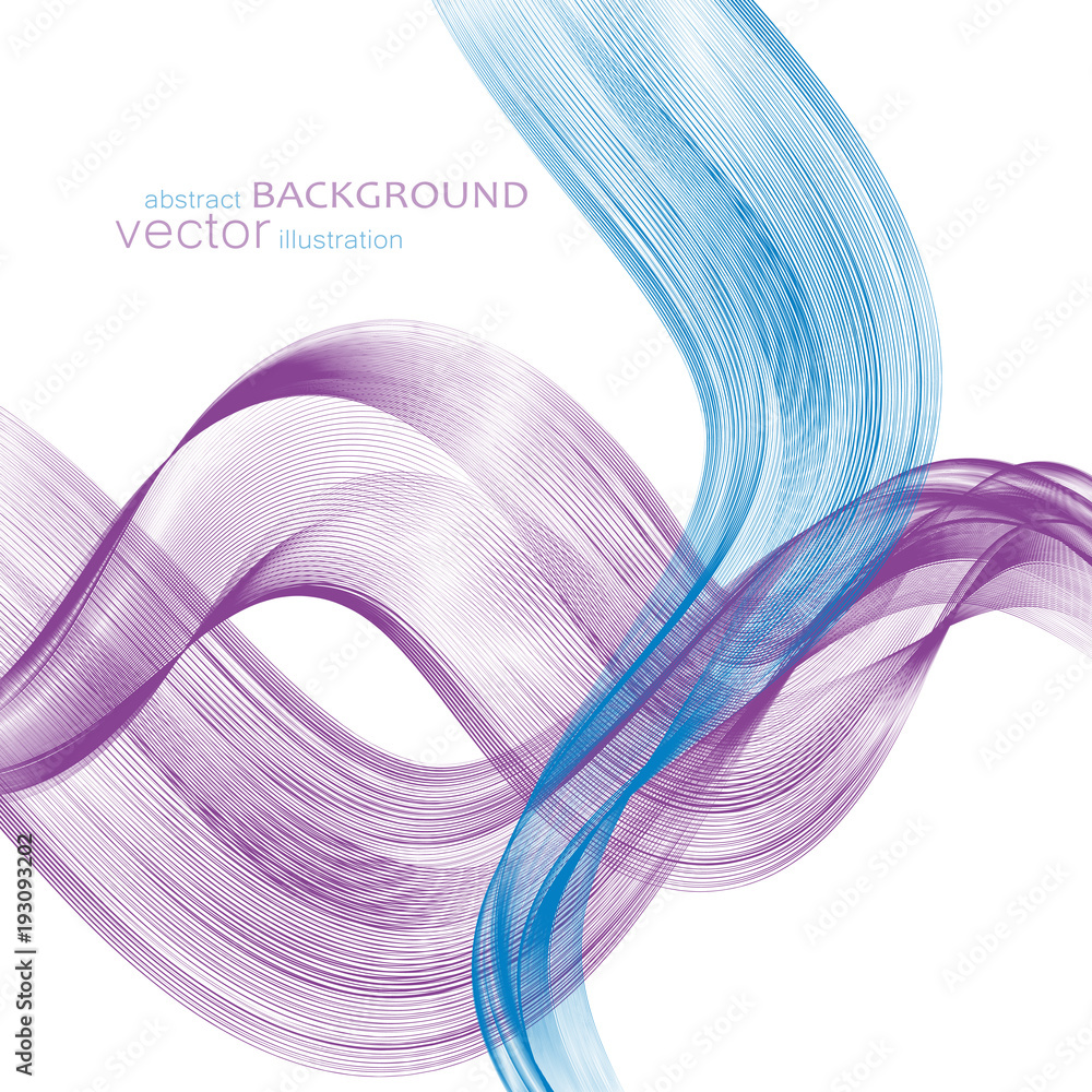 Poster abstract backgrounds with colorful wavy lines. elegant wave design. vector technology.