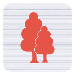 Deciduous forest icon