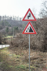 traffic sign on the road