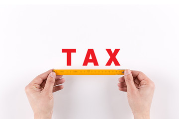 HUMAN HAND MEASURING TAX