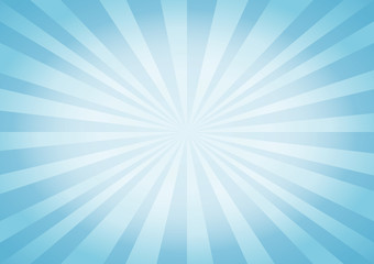 Abstract soft Blue rays background. Vector