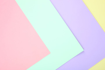 pastel colored paper