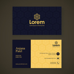 Fototapeta premium Modern Creative and Clean Business Card Template
