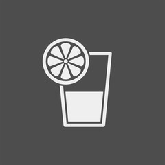 Juice flat vector icon