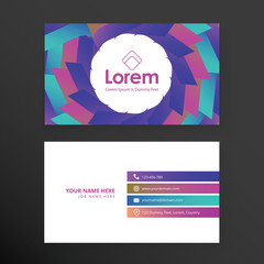 Fototapeta premium Modern Creative and Clean Business Card Template