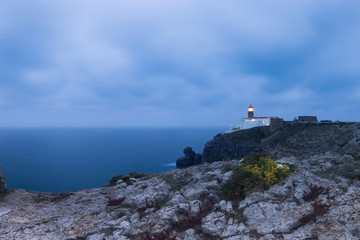 Fototapeta na wymiar Panorama of St. Vincente Lighthouse