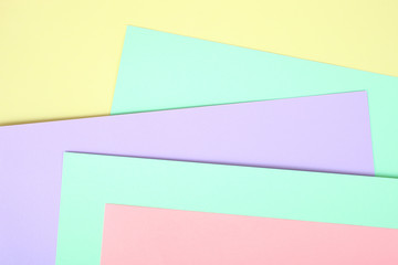 pastel colored paper