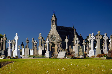 Bohermore Chapel and cemetery near Galway, Connemara, Ireland, Europe
