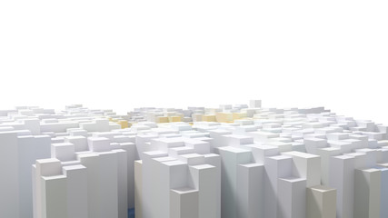 3d abstract background of cubes