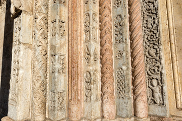 Detail of the Verona Cathedral - Verona Italy