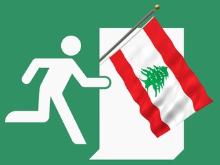 Flucht in den Libanon - Rettungszeichen