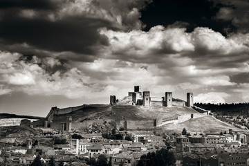 stormy clouds at Molina de Aragon,Spain