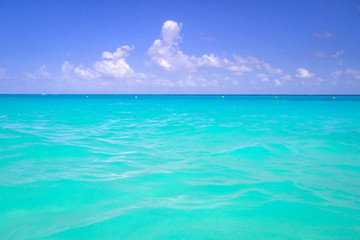Beautiful lagoon of Caribbean sea, Mexico
