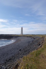 Fototapeta na wymiar アイスランド共和国、スナイフェルス半島先端の灯台