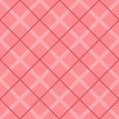 Seamless tartan pattern from round shapes