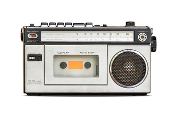 Retro radio isolated