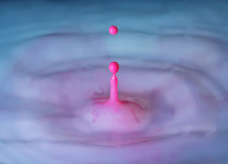 Color milk drop