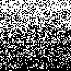 Fototapeta premium Pixel Abstract technology gradient bw background. Business black white mosaic backdrop with failing pixels. Pixelated pattern texture. Big data flow vector Illustration.
